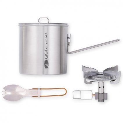 GSI OUTDOORS Glacier Stainless Explorer Set