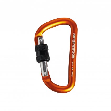 Singing Rock Carabiner MINI D screw. bronze