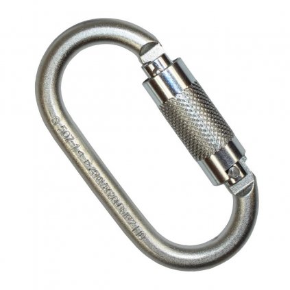 RidgeGear carabiner steel oval Twist Lock RGK2