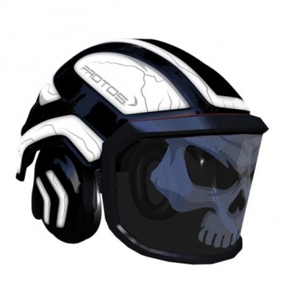 Protos Integral helmet ARBORIST SKULL with magnetic strap