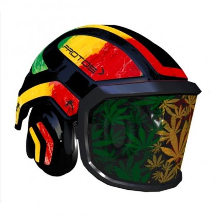 Protos Integral helmet ARBORIST JAMAICA with magnetic strap