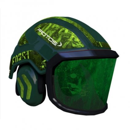 Protos Integral helmet ARBORIST FOREST with magnetic strap