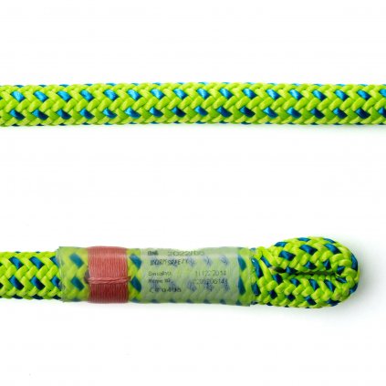 Teufelberger arboristické lano TACHYON 11,5 mm s okom spLIFE Green/Blue