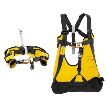 PETZL chest sling and THALES evacuation triangle