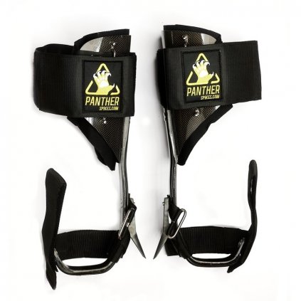 Panther Spikes tree climbing steps Carbon Velcro adjustable