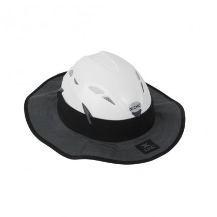 CMC klobouk na přilbu Sunbrero šedý