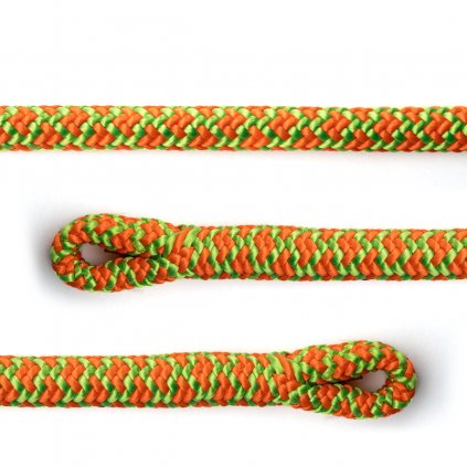 Cousin Trestec arboristické lano Atrax 11,6mm s 2 oky zelená/oranžová 45m