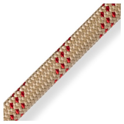 Marlow rope ProTec 500 Natural/Red 11 mm - yardage
