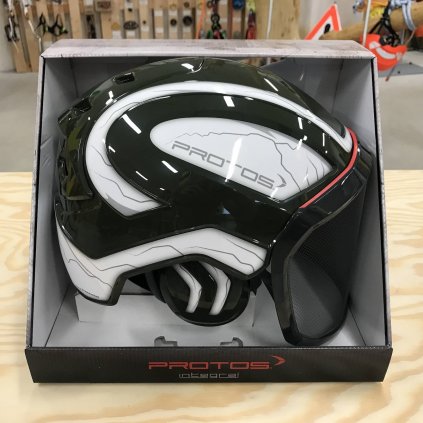 Protos Integral helmet FOREST olive/skull