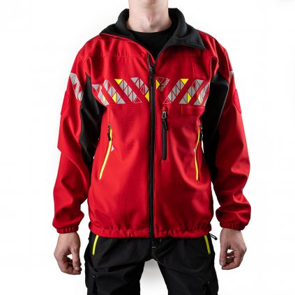 Courant softshell jacket ARK red