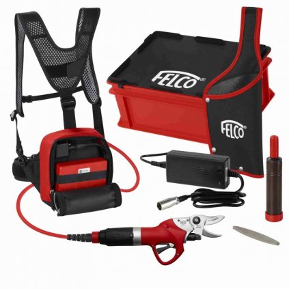 FELCO elektrické nožnice FELCO 802 – komplet s powerpackom a kompaktnou batériou