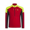 MONTURA sweatshirt PERFORM STRETCH 1 ANORAK red/yellow