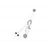 PETZL abseiling brake PIRANA CLUB