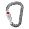 Petzl ATTACHE SCREW LOCK HMS BLACK šroubovací karabina ČERNÁ (Barva Černá)