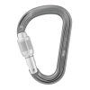 Petzl ATTACHE SCREW LOCK HMS BLACK šroubovací karabina ČERNÁ (Barva Černá)