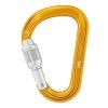 Petzl ATTACHE SCREW LOCK HMS BLACK šroubovací karabina ČERNÁ (Barva Černá)