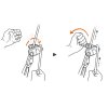 PETZL rappelling and belaying brake Grigri+