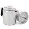 GSI Outdoors Glacier Stainless Percolator; 400 ml (Objem 400 ml)