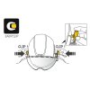 PETZL ochranný štít VIZEN MESH