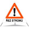 Triopan folding warning sign Standart N 70cm tree cut