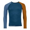 ORTOVOX t-shirt 120 Competition Light Long Sleeve Men's Petrol Blue