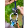 ATTACHE BAR SCREW LOCK HMS Gray Screw-in Carabiner with Crossbar Gray