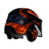 Protos Integral helmet ARBORIST FLAMES with magnetic strap