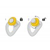 PETZL nit s plaketou COEUR PULSE 12 mm