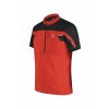 MONTURA triko HIGH ZIP 2 T-SHIRT červeno/černá