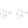 CAMP mailona OVAL QUICK LINK STAINLESS 8 mm