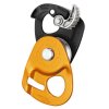 PETZL pulley with MICRO TRAXION blocker