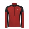 MONTURA mikina FORCE ANORAK červeno/čierna