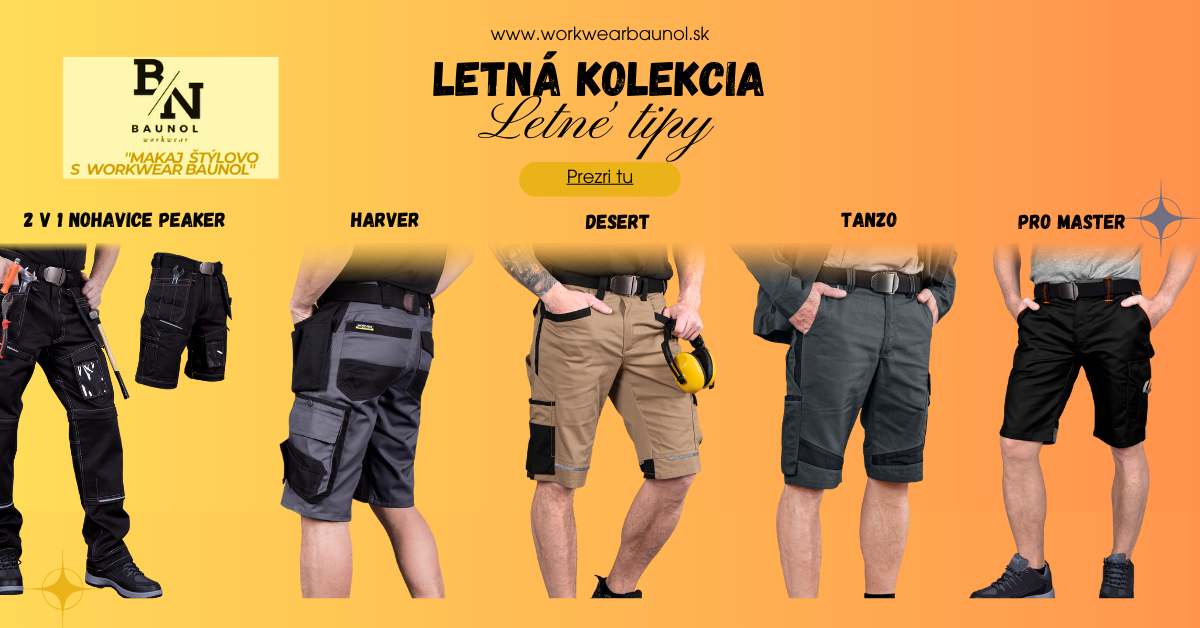 Pracovné oblečenie na leto