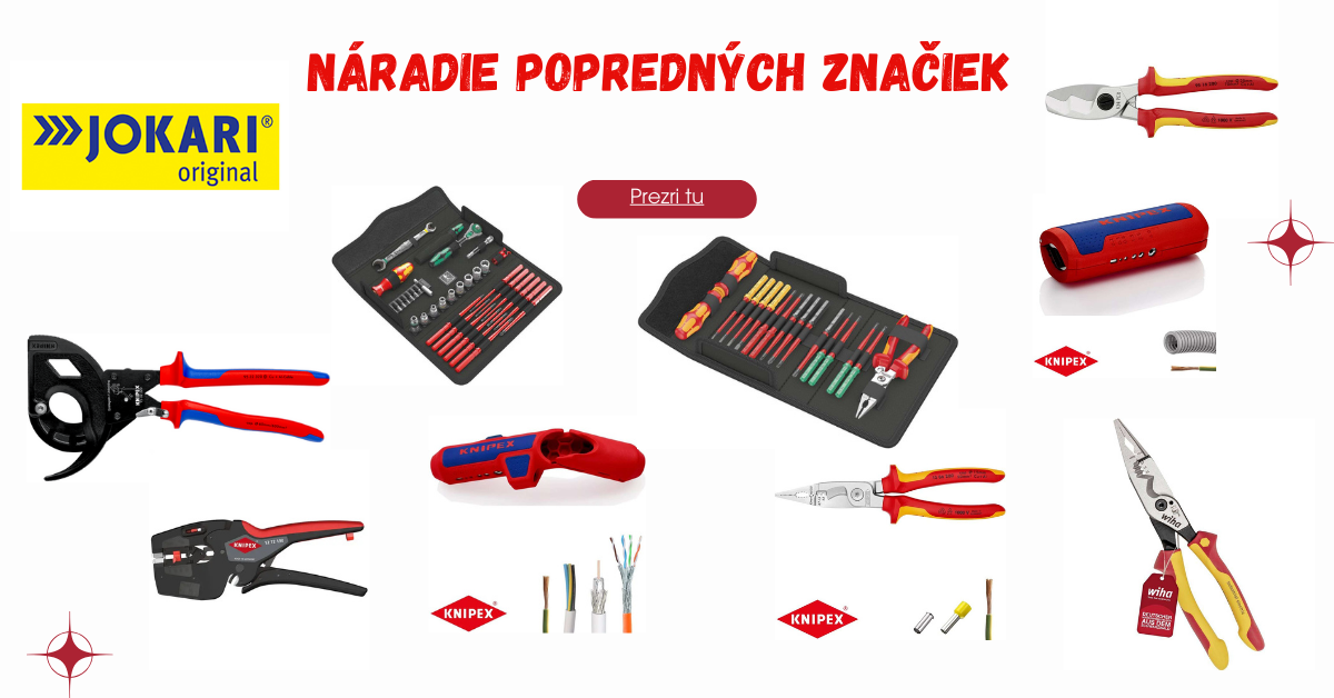 Náradie popredných značiek