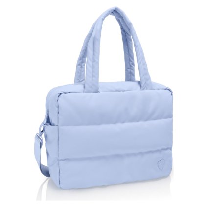 heys puffer personalbag frontqrt blue