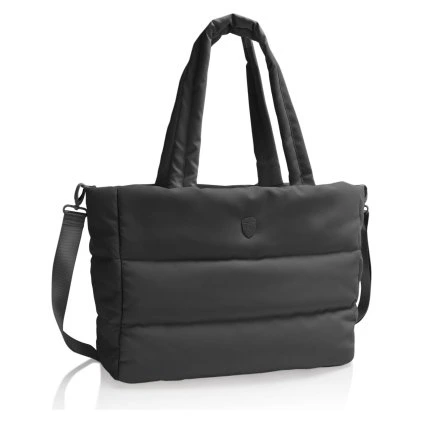 heys puffer traveltote frontqrt black
