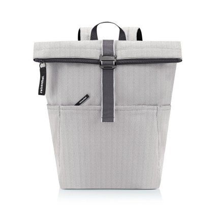 406060 reisenthel rolltop herringbone grey