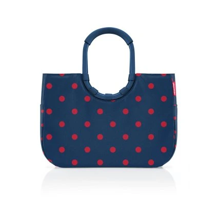 334823 reisenthel loopshopper l frame mixed dots red