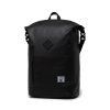 373467 7 herschel roll top backpack black 23l