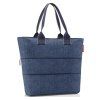 413506 1 reisenthel shopper e1 herringbone dark blue