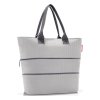 413527 1 reisenthel shopper e1 herringbone grey