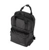350308 3 travelite basics canvas backpack black 11l