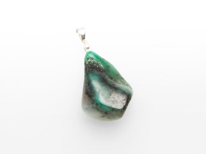 Privesek troml smaragd