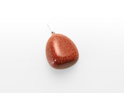 Privesek troml avanturin synt zlaty