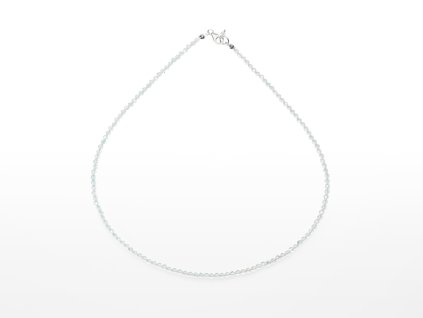 Stribro Nahrdelnik Topaz 3mm