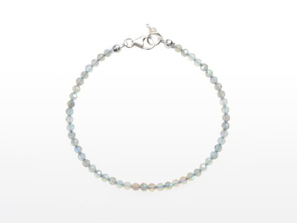 Stribro Naramek Labradorit 3mm