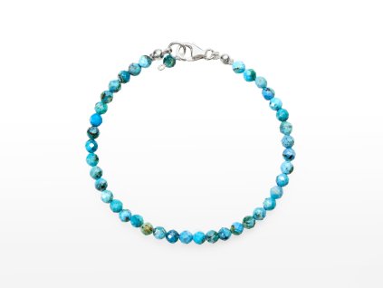 Stribro Naramek Opal modry 3mm