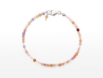 Stribro Naramek Ametyst Super7 3mm