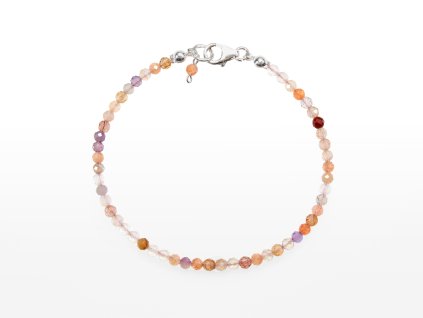 Stribro Naramek Ametyst Super7 3mm