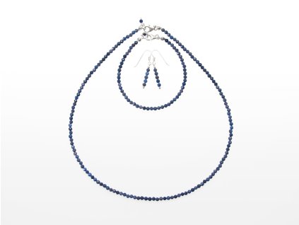 Stribro set Safir 3mm